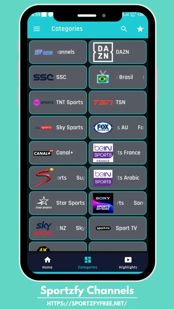 Sportzfy Channels